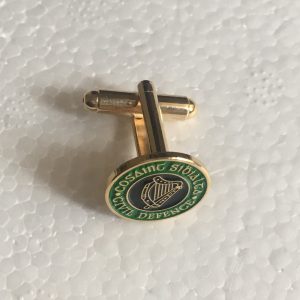 Factory Price High Quality Men's Gold Plated Customized Logo Cuff Links with Velvet Box