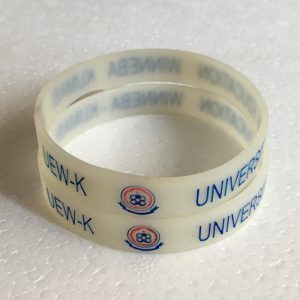 Debossed Inkfilled Silicone Wristband
